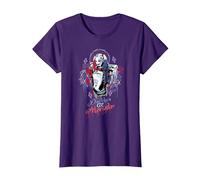 Suicide Squad Harley Quinn Bad Girl T-Shirt, Femme, Violet, XS