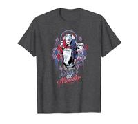 Suicide Squad Harley Quinn Bad Girl T-Shirt, Homme, Chiné Foncé, XXL