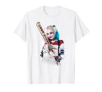 Suicide Squad Harley Quinn Bat at You T-Shirt, Homme, Blanc, XXL