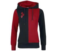 Suicide Squad Harley Quinn Femme Sweat-Shirt à Capuche Rouge/Noir M