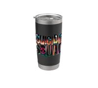 Suicide Squad Logo Gobelet isotherme en acier inoxydable double paroi