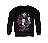Suicide Squad Officiellement Marchandises sous Licence Harley Quinn Sweatshirt (Noir), Small