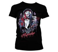 Suicide Squad Officiellement sous Licence Harley Quinn Femme T-Shirt (Noir), XX-Large