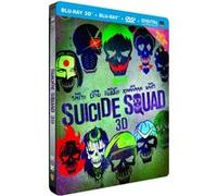 Suicide Squad - Blu-Ray 3d + 2d + 2d Extended Edition + Dvd + Copie Digitale Ultraviolet - Boîtier Steelbook