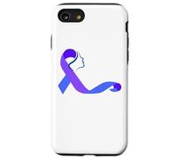 Suicide Survivor Ruban de prévention pour Femme Violet Bleu Coque pour iPhone SE (2020) / 7/8