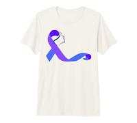 Suicide Survivor Ruban de prévention pour Femme Violet Bleu T-Shirt Haut de Gamme