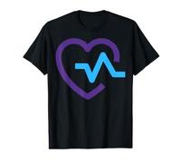 Suicide Survivor You are Not Alone Prévention Heart Beat Luv T-Shirt Graphique avec Valeur