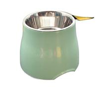 SUICRA Gamelles pour Animaux de Compagnie Pet Dog and Cat Feeder, Dog Food and Drink Bowls, Water Bottle (Color : Green)