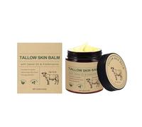 suif de bœuf pour la peau, baume sébum et miel pour le visage, sébum nourri à l'herbe pour les soins de la peau, crème hydratante pour le visage et le corps pour les peaux sensibles et sèches