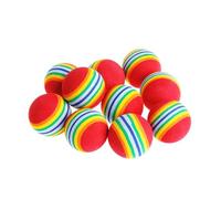 SuiHeill Jouet for Chat Magic Organ Griffoir for Chat Planche à gratter Ronde Ondulée Griffoir Jouets for Griffes Accessoires for Chat(10pcs Rainbow Ball)
