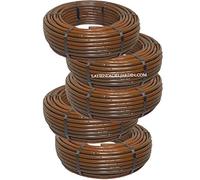 Suinga 500 m TUYAU D' ARROSAGE 16MM goutte à goutte, Espacement 33 cm goutteurs, marron