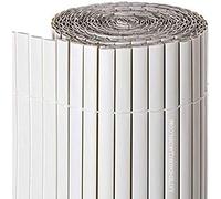 Suinga CANISSE double face 1,2 x 3 m, PVC blanc, apporte une apparence moderne, élégante et différente à votre jardin ou terrasse.