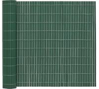 Suinga - Canisse en PVC Simple Face (1 x 5 m, Vert foncé). Tapis de Protection visuelle pour Jardin, Balcon ou terrasse.