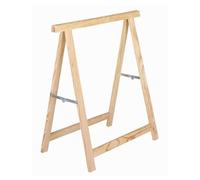 Suinga Chevalet en bois pliable pour menuiserie et bricolage 74 x 73,5 cm | Idéal pour monter des planches et couper du bois