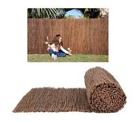 Suinga - Clôture en osier multibrins de 1,5 x 3 mètres, occultation de 95%, recommandée pour l'ombre ou la délimitation de votre jardin.