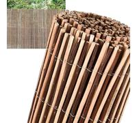 Suinga CLÔTURE en Osier Naturel Bicolore 1,5x3m, Occultation de 85%, recommandée pour l'ombrage ou la délimitation de Votre Jardin.