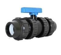 Suinga Connecteur en PP pour Tuyau d'eau 25mm, Connecteur de Serrage pour Tuyaux en PE, pour fitting 25mm, Vanne PVC 25mm