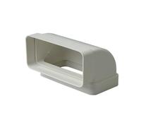 Suinga Coude Rectangulaire Vertical 90º 55x110 mm | Accessoire d'Extraction Ignifuge pour Aérateur Extracteurs | Haute Efficacité pour Ventilation | Résistant à l'Humidité et aux Hautes Températures