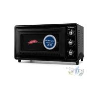 Suinga - Four électrique de table Orbegozo. Capacité de 39 litres. Sélecteur de température. Minuterie jusqu'à 90 minutes. Negro