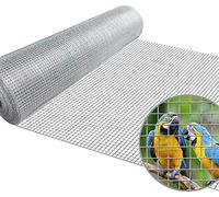 Suinga - GRILLAGE MÉTALLIQUE 1 x 5 m, carrés de 6 mm. Clôture galvanisée en fil de fer.