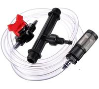 Suinga Injecteur d'engrais Venturi 63Ø 2". Débit maximum d'engrais 65 à 1200 l/h. Filetage mâle 2". Injecteur d'engrais professionnel avec clé doseuse, noir