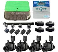 Suinga Kit arrosage automatique 4 zones électriques avec minuteur + électrovannes + accessoires