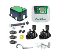 Suinga - Kit d'arrosage automatique professionnel Rain Bird avec 2 zones 24v