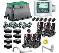 Suinga. Kit d'arrosage automatique Rain Bird à 6 zones 9v