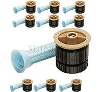 Suinga Lot de 10 Buses 18 Van pour Diffuseurs d'Irrigation | Arroseurs de Jardin à Angle Réglable | Portée 5,2 Mètres | Compatible avec Hunter, R. Bird, Irritrol, KRain