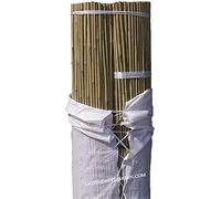 Suinga Lot de 100 Tuteur en Bambou 240 cm, diamètre 18-22 mm. Tiges de Bambou à Usage agricole, supportant Les Arbres, Les Plantes et Les légumes