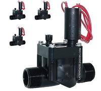 Suinga Lot de 4 électrovanne PGV-100 mm Hunter 1" 24 V filetage mâle compatible avec tout programmeur noir
