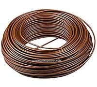 Suinga MICROTUBE Flexible 4 x 6 mm. Bobine de 50 MÈTRES. Tuyau utilisé pour l'irrigation goutte à goutte, marron.