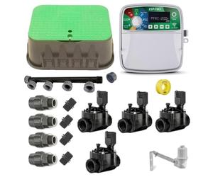 Suinga - Pack Arrosage automatique Rain Bird 24V, 4 zones d'arrosage
