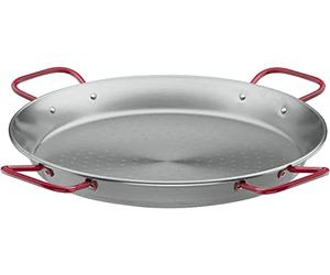 Suinga - Poêle à Paella Acier Classique Lacor 4 Poignées [90 cm - 50 Portions]