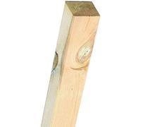 Suinga - Poteau en bois carré 9 x 9 cm, hauteur 100 cm. Utile pour la construction de clôtures, carrés...