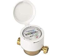 Suinga R160 Compteur d'eau 20 mm jet unique pour eau froide. Permet l'utilisation avec de l'eau potable. Compteur laiton 1" mâle. Débit maximum : 4 m3/h.