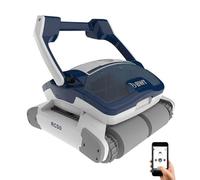 Suinga Robot nettoyeur de piscine professionnel automatique RC50 - Nettoyage total des sols, murs et ligne d'eau avec filtre 4D et contrôle par application