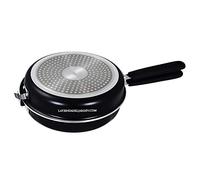 Suinga SARTÉN Double spécial pour tortilles et crêpes avec un diamètre de 24 cm. Convient à tous les types de cuisines. Fabriqué en aluminium.