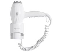 Suinga Seche Cheveux Professionnel 1800-2000W avec Support Mural | Sèche-Cheveux Mural | Seche-Cheveux d’Hôtel Compact | Mini Sèche-Cheveux Puissant avec Bouton de Sécurité | Sèche-Cheveux Blanc