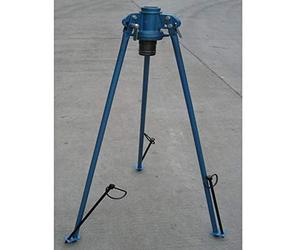 Suinga Support agricole 2" pour arroseur d'arrosage Hauteur : 114 cm. Trépied en acier. Raccord inférieur Layflat 2".