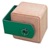 Suinga Support Métallique Résistant et Durable pour Pierre à Sel pour Chevaux - Idéal pour Sel Minéral et Fixation Murale