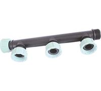 Suinga Te Collecteur d'arrosage 1" pour 3 ou 4 électrovannes de Jardin | Clarinete d'irrigation 3 Sorties M-F-F-F 1'' | Collecteur d'irrigation