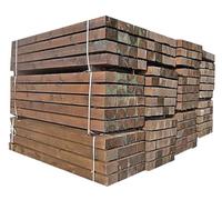 Suinga Traverse en Bois traité 20x10x120 cm, pour réaliser des Bordures, compositions décoratives dans Jardins, délimitation