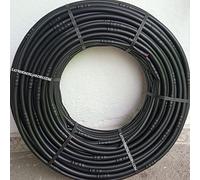 Suinga Tuyau d'arrosage goutte à goutte 16 mm 100m, Espacement de 33 cm entre les goutteurs, noir