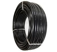 Suinga Tuyau d'arrosage goutte à goutte 16 mm 100m, Espacement de 50 cm entre les goutteurs, noir