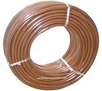 Suinga Tuyau d'arrosage goutte à goutte 16 mm 50m, Espacement de 33 cm entre les goutteurs, marron