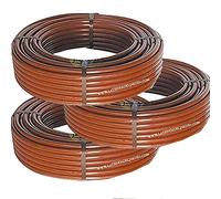 Suinga Tuyau d'arrosage goutte à goutte 16 mm marron 300 mètres, sans goutteurs