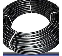 Suinga - Tuyau polyéthylène alimentaire 40mm 10 bar 25m PE100 HD, bande bleu, noir