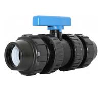 Suinga Vanne PVC Fitting pour Tuyau en Polyéthylène 32mm | Robinet d’Arrêt pour Tube PE 32mm | Vanne d’Eau pour Tuyau d’Arrosage 32 mm