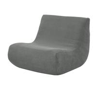 SUIOKPO Housse de Canapé sans Accoudoirs, Housse de Canapé Extensible, Housse de Clic Clac for Canapés Paresseux poufs Tatami Chaise Inclinable Fauteuils,Dark Grey